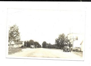 Real Photo Postcard Of Irons,  Michigan In Eden Township [lake County Michigan]