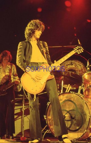 Mg100 - 080 Led Zeppelin Jimmy Page Vintage 35mm Color Slide