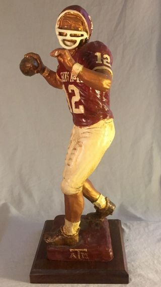 Texas A&m Football Player Bronze Statue By Tom Knapp