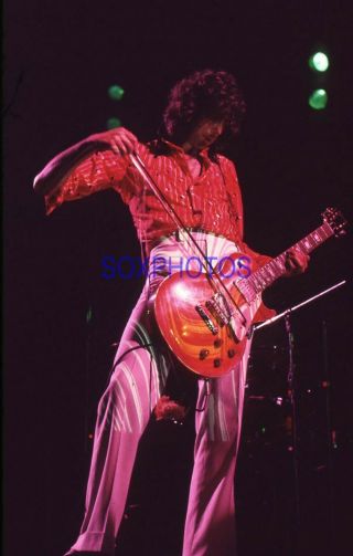 Mg100 - 076 Led Zeppelin Jimmy Page Vintage 35mm Color Slide