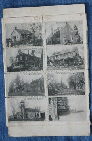 Unusual Postmarked 1919 Multiple Photo Stamp Views,  Port Penn Delaware Postcard
