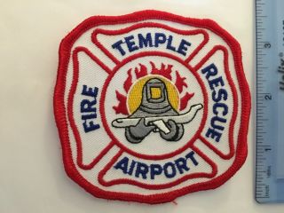 Temple Airport Crash Fire Rescue Texas