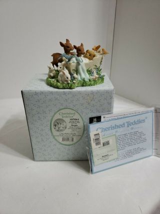 2002 Cherished Teddies Morgan - 107041 Rare Numbered 02734 Out Of 10,  000