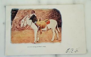 1907 Posted Black Americana Postcard " I 