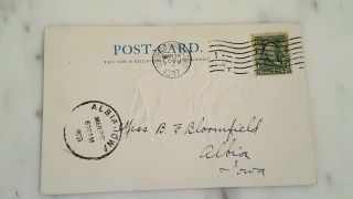 1907 Posted Black Americana Postcard 