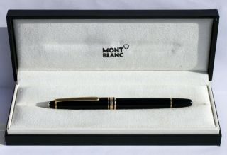 Montblanc Meisterstuck 144 / Classique Fountain Pen 14k Gold Nib W/original Box