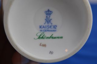 Kaiser Schonbrunn Porcelain Vase - W Germany 7