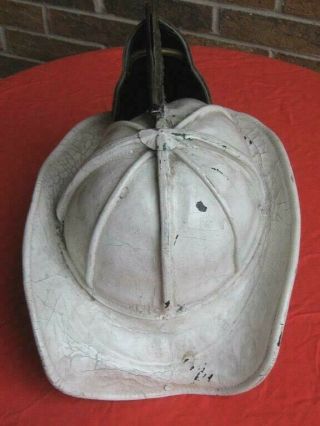 CHICAGO FIRE DEPARTMENT DEPUTY MARSHAL LEATHER HELMET CAIRNS BROS HIGH EAGLE CFD 5