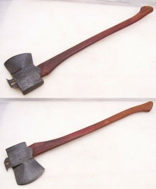 VTG KELLY PERFECT AXE EMBOSSED 1 SIDE 1889 PAT LOUISVILLE KENTUCKY HICKORY HANDL 3