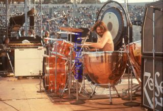Mg100 - 045 Led Zeppelin Drummer John Bonham Vintage 35mm Color Slide