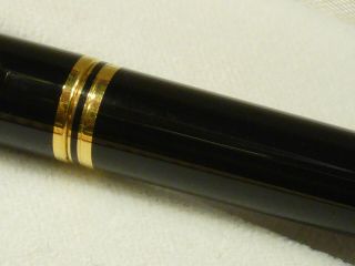 CARTIER FOUNTAIN PEN MUST DE TRINITY,  MIDNIGHT BLUE LACQUER WITH GOLD PINSTRIPE 5