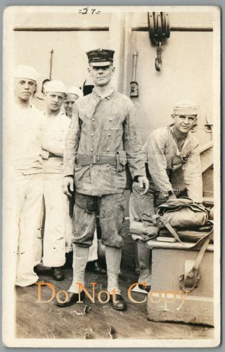 1914 Mexico Veracruz Us Occupation - Uss Michigan Petty Officer Roswell - Rppc