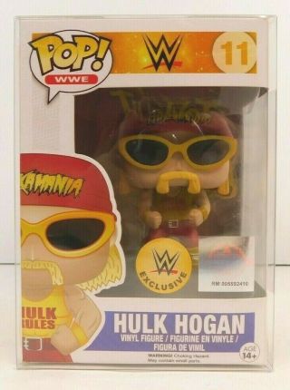 Funko Pop Vinyl 11 Hulk Hogan Exclusive Yellow Shirt Hulk Rules
