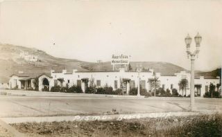 Rppc Mar Vista Motor Lodge Pismo Beach Ca California Real Photo Postcard 1930s
