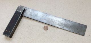 ST.  JOHNSBURY TOOL CO.  10” INLAYED TRY SQUARE 5