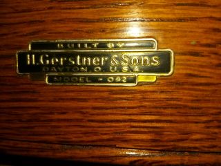 Vintage H.  Gerstner & Sons Model 042 11 Drawer Machinist Tool Box w/ all tools 11