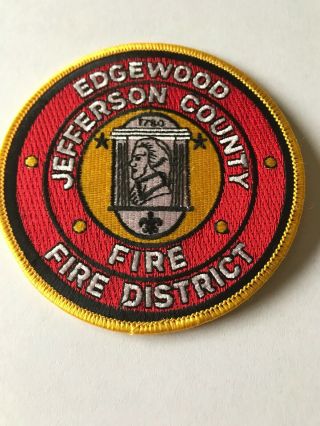 Edgewood Jefferson County Kentucky Ky Fire Patch
