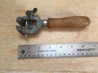 Vintage Small Hand Held Vise Made In U.  S.  A.