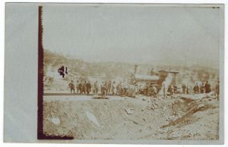 Rphc,  Railway Accident,  German Troops In Bozanti,  Turkey,  1916,  Mesopotamian Camp.