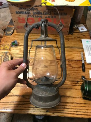 Ww2 Lantern Feuerhand 423 Lantern Rare Vintage Gas Glass Barn Germany