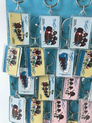 1987 80’s California Raisins Store Advertising Display With Vintage Keychains 4