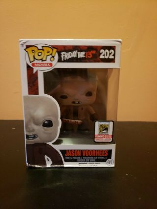 Sdcc 2015 Jason Voorhees Unmasked Funko Pop Friday The 13th Vinyl 202