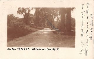 1905 Rppc Homes Elm St.  Drownville Ri