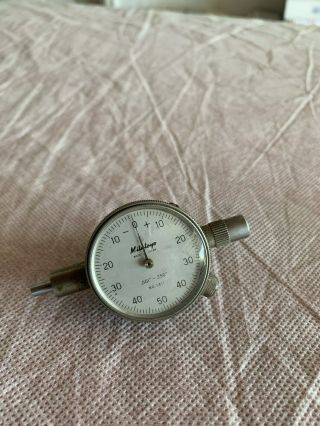 Machinist Tool Dial Indicator Mitutoyo No 1411.  001 " -.  250 " A Beauty