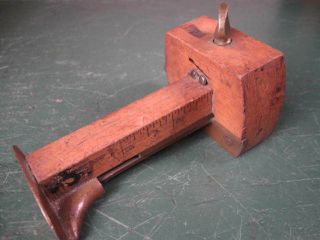 ANTIQUE OLD VINTAGE WOODWORKING TOOLS VERY RARE MARKING GAUGE SCRIBE 2