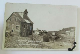 Ontonagon Michigan Postcards Real Photo Copper Mine Ojibway Indian Eagle Harbor 3