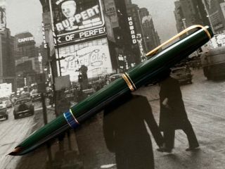 Vintage late 1950s/60s Green MONTBLANC No.  24 PiF Fountain Pen 7