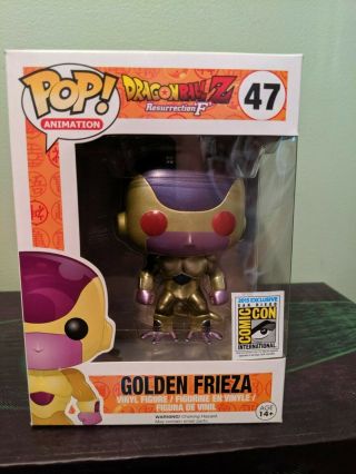 Funko Pop Figure Animation Exclusive Dragonball Z Red Eye Frieza Sdcc