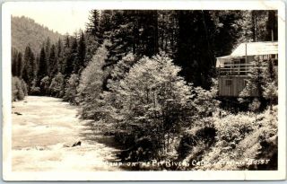 California Rppc Photo Postcard " Lodge At Matt 