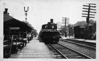 Vaudreuil,  Dorion Montreal Quebec Depot,  Train Station Canada,  Early Photo Card