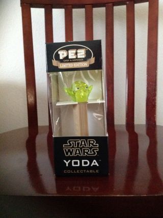 Yoda Star Wars Pez Dispenser Limited Edition Crystal Collectable 2003