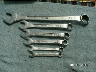 VINTAGE SEARS 6 PC FORGED COMBO WRENCHES JAPAN 3