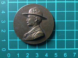 Boy Scout 1924 Imperial Jamboree Baden Powell Medallion Badge