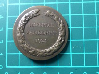 Boy Scout 1924 Imperial Jamboree Baden Powell Medallion Badge 2
