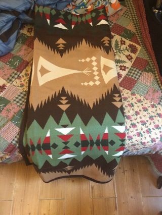 PENDLETON Beaver State Wool BLANKET Robes And Shawls 64 x 80 Looks 5