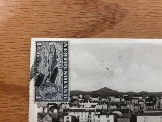 1937 St Pierre Miquelon Real Photo Newfoundland Postcard Great Note On Back 2