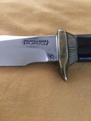 Vintage Randall knife,  Model 8 - 4,  Low “S”. 2