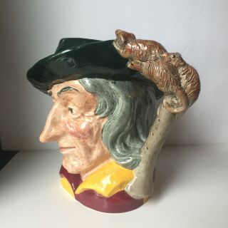 1953 Royal Doulton Pied Piper Character Large Toby Mug D6403 Rats On His Flute