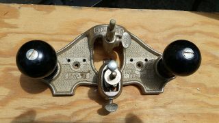 Stanley No 71 Router Plane Made In England W/ 3 Cutters
