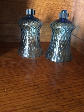 Home Interior Church In The Wildwood Blue Glass Votive Cups