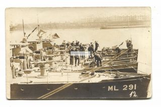 Cologne,  Koln - Rhine Flotilla,  Sailors - 1919 Real Photo Postcard