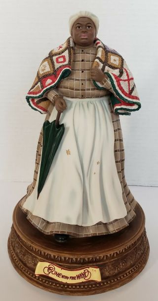 Rare San Francisco Music Box Company Gone With The Wind Mammy Figurine Retired
