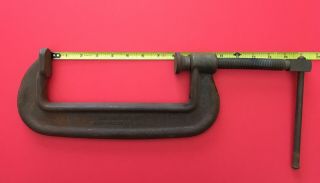 Vintage J.  H.  Williams Co Drop Forge Heavy Duty C Clamp Range 4 " To 8 "