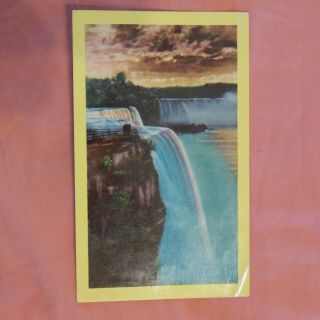 Vintage Postcard Prospect Point,  Twilight Over Niagara Falls,  N.  Y.