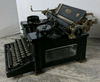 Vintage Royal Model 10 Typewriter with beveled glass sides Serial X - 8930448 3