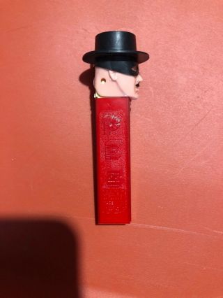 Vintage Walt Disney Zorro Pez Dispenser No Feet 4